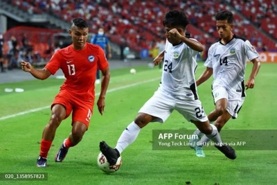 Thắng dễ Timor-Leste, tuyển Singapore giành vé vào bán kết AFF Cup 2020