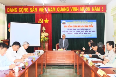 Gia Lai: Chấm điểm 17 mô hình, sản phẩm sáng tạo của thanh-thiếu niên, nhi đồng