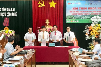 Hội thảo khoa học hợp tác phát triển trang trại nông nghiệp hữu cơ tại các tỉnh Tây Nguyên