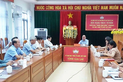 Hội nghị trực tuyến toàn quốc triển khai "Trang cộng đồng" của MTTQ Việt Nam