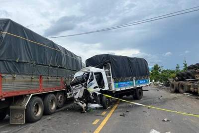 Đak Nông: Tai nạn liên hoàn trên đường Hồ Chí Minh khiến 3 người bị thương nặng