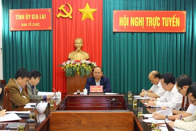 Hội nghị trực tuyến quán triệt, triển khai một số văn bản mới của Trung ương