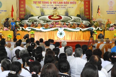 Gia Lai: Long trọng cử hành Đại lễ Vu lan và Tự tứ tăng