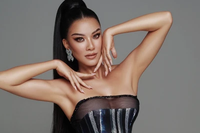 Á hậu Kim Duyên khoe vòng 1 "bốc lửa", sẵn sàng cho hành trình Miss Supranational 2022