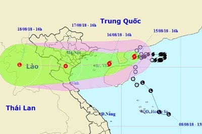 Bão số 4 có khả năng mạnh thêm,yêu cầu địa phương chủ động ứng phó