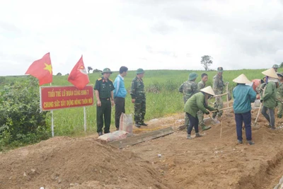 Tuổi trẻ Lữ đoàn Công binh 7 tích cực vì cộng đồng