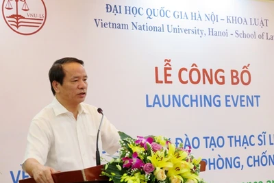 Lần đầu tiên đào tạo thạc sĩ về phòng, chống tham nhũng