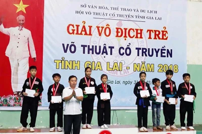 Bế mạc giải vô địch trẻ Võ thuật cổ truyền Gia Lai năm 2018