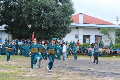 150 vận động viên tham gia hội thao lực lượng tự vệ