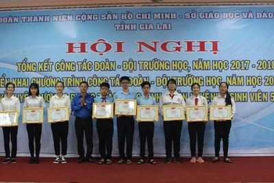 Khen thưởng nhiều tập thể, cá nhân xuất sắc hoạt động Đoàn