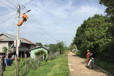 Điện lực Gia Lai đưa vào hoạt động công trình "Thắp sáng đường quê"