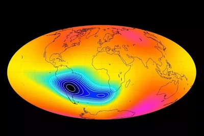 Hiện tượng lạ ở Nam Mỹ: trái đất chuẩn bị đảo ngược?
