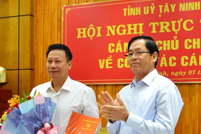 Ông Nguyễn Thanh Ngọc làm phó bí thư Tỉnh ủy Tây Ninh