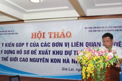 Gia Lai:Đề xuất xây dựng Khu dự trữ sinh quyển Cao nguyên Kon Hà Nừng