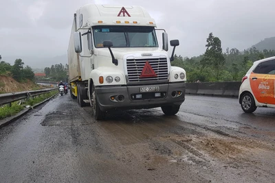 Quốc lộ 1 qua Phú Yên: 123 km, hơn 5.200 "ổ gà"