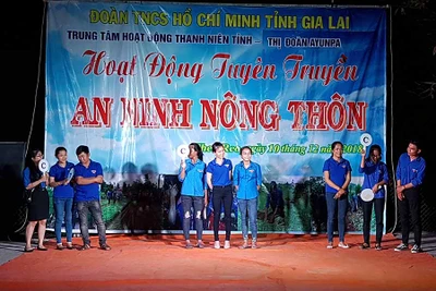 Tuổi trẻ Gia Lai tuyên truyền về an ninh nông thôn