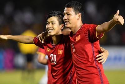 Philippines vs Việt Nam (1-2): Anh Đức và Văn Đức tỏa sáng