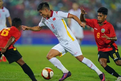 Highlights SEA Games U.23 Việt Nam 2-0 Timor Leste: "Kép phụ" tỏa sáng