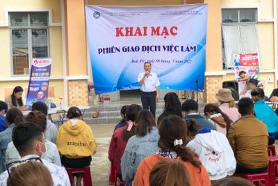 Đak Pơ tổ chức phiên giao dịch việc làm