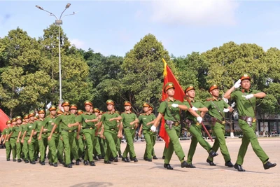 Công an 9 tỉnh, thành, đơn vị thi tài tại Đắk Lắk