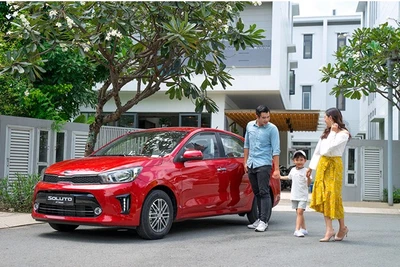 Kia Soluto - ôtô cho gia đình trẻ