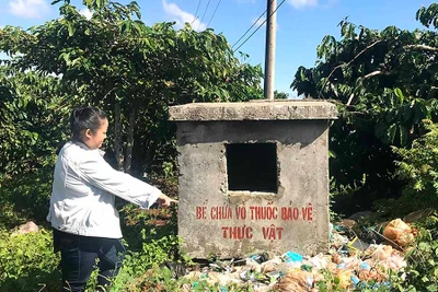 Ia Grai: Ô nhiễm vì bao bì, chai lọ thuốc bảo vệ thực vật