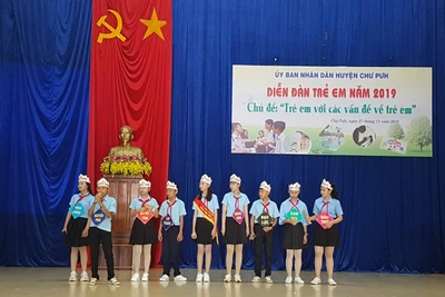 Chư Pưh: Tổ chức diễn đàn trẻ em năm 2019