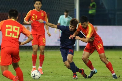 U23 Thái Lan thua Trung Quốc 1-2 ngay trên sân nhà