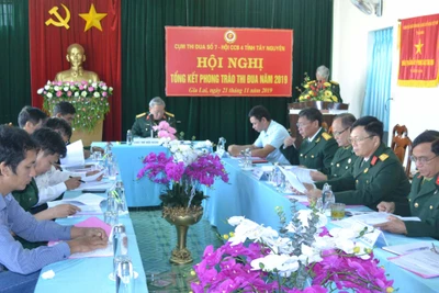 Hội Cựu chiến binh 4 tỉnh Tây Nguyên: Tổng kết công tác thi đua năm 2019