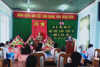 Ia Pa: Đại hội điểm Chi bộ thôn Đoàn Kết