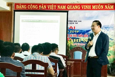 Gia Lai: 100 cán bộ được tập huấn Luật Quy hoạch và Luật Đầu tư công