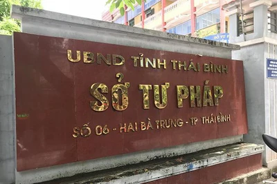 Bắt khẩn cấp thêm một cán bộ Sở Tư pháp Thái Bình