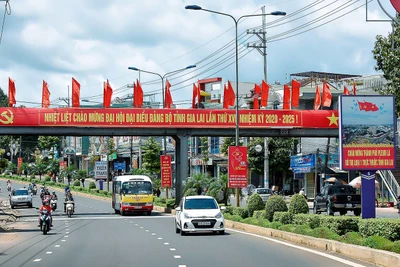 Thông báo treo cờ Đảng, cờ Tổ quốc chào mừng Đại hội đại biểu Đảng bộ tỉnh lần thứ XVI, nhiệm kỳ 2020-2025