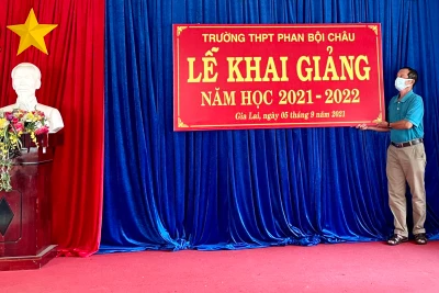 Gia Lai: Truyền hình trực tiếp lễ khai giảng năm học 2021-2022