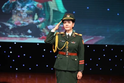 Ca sĩ Lương Nguyệt Anh xuất sắc giành giải Ba đơn ca nữ tại Army Games 2021