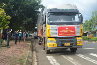 Gia Lai vận chuyển miễn phí hàng hóa thiết yếu đi TP. Hồ Chí Minh