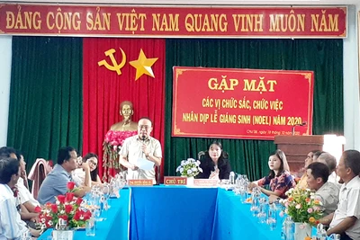 Chư Sê gặp mặt chức sắc tôn giáo năm 2020