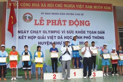 Chư Sê phát động Ngày chạy Olympic vì sức khỏe toàn dân