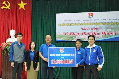 Đoàn Khối các Cơ quan và Doanh nghiệp tỉnh Gia Lai tổ chức hành trình "Vì biển, đảo quê hương"