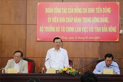 Bộ trưởng Đinh Tiến Dũng: Đắk Nông linh hoạt trong điều hành thu, chi ngân sách