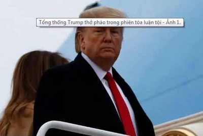 Tổng thống Trump thở phào trong phiên tòa luận tội