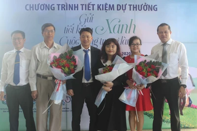 BIDV-Chi nhánh Phố Núi: Trao thưởng "Gửi tiết kiệm xanh, cuộc sống trong lành"