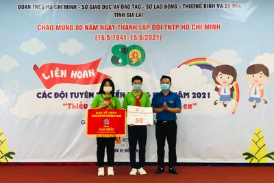 Pleiku giành giải nhất Liên hoan các đội tuyên truyền măng non năm 2021