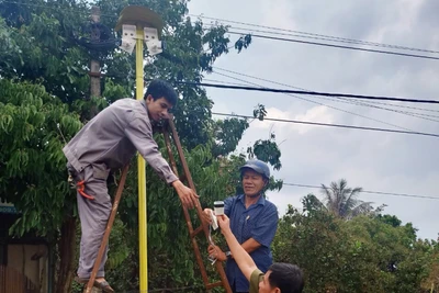 Ra mắt mô hình Ánh sáng-camera và tiếng kẻng an ninh ở xã Ia Phang