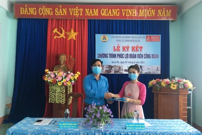 Ayun Pa: Ký kết chương trình phúc lợi cho đoàn viên Công đoàn