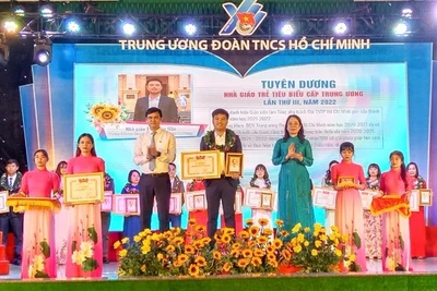 T.Ư Đoàn trao Giải thưởng Nhà giáo trẻ tiêu biểu