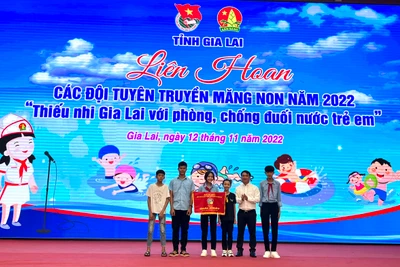 Trường THCS Nguyễn Văn Linh giành giải nhất Liên hoan các đội tuyên truyền măng non