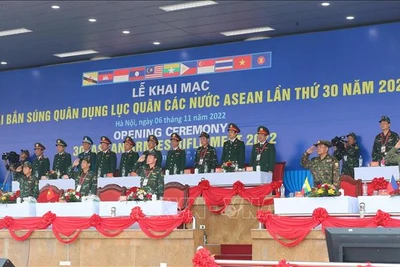 Khai mạc Giải bắn súng quân dụng Lục quân các nước ASEAN lần thứ 30