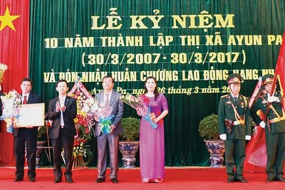 Thị xã Ayun Pa: 10 năm một bước tiến dài