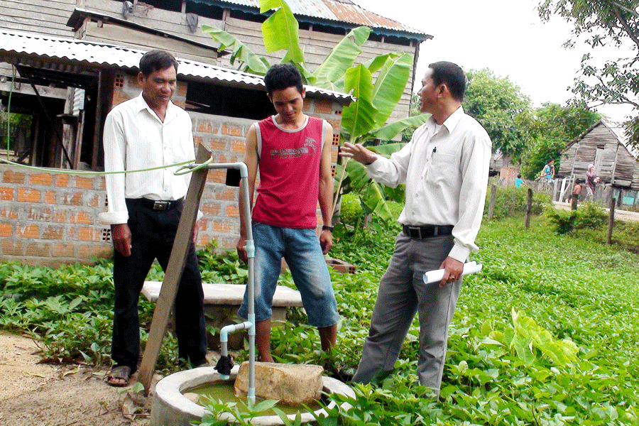 Triển vọng từ mô hình "Nuôi heo trắng kết hợp làm hầm biogas và nhà vệ sinh dội nước"